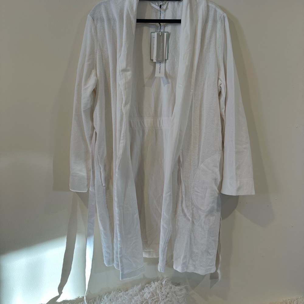 Skin Organic White Cardigan
